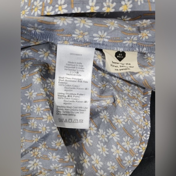 Madewell $148 Jordan CASCADING RUFFLE Wrap Dress daisy floral India cotton - Picture 2 of 3